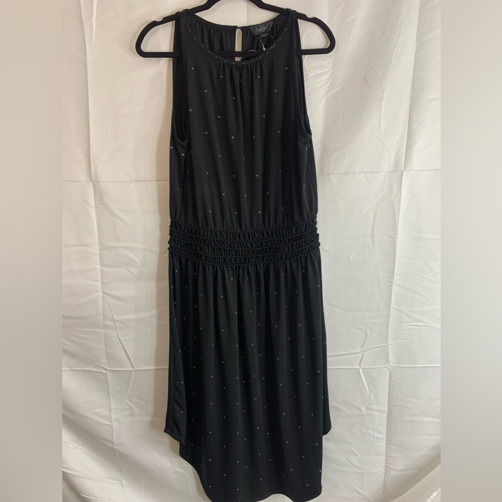 NWoT Belldini Women’s Black Embellished High Neck Midi Dress, size M - Picture 14 of 14